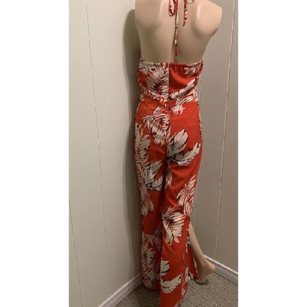 Hot Tropical Spaghetti Strap Jumpsuit/Dress