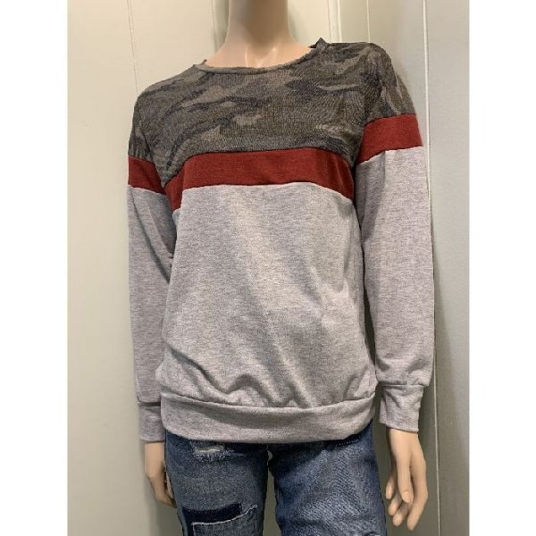 Gear Up H. Grey/Rust Sweater