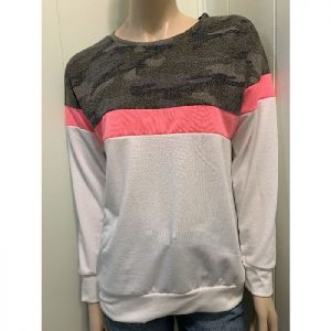 Blink Ivory/Neon Fuchsia Sweater