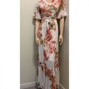 Breath Stopper Ivory Floral Dress